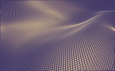 Çokgen alanı düşük Poli koyu arka plan, 3d render