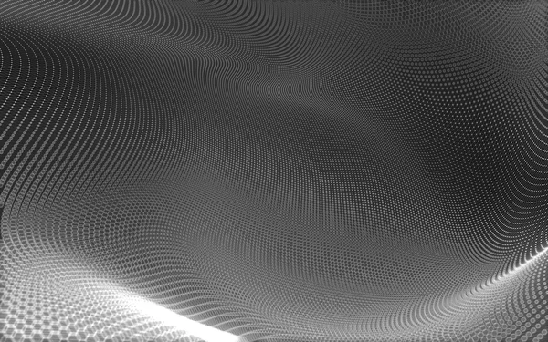 Absztrakt sokszögű tér alacsony poly sötét háttér, 3d-leképezés — Stock Fotó