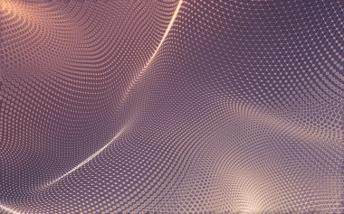 Çokgen alanı düşük Poli koyu arka plan, 3d render