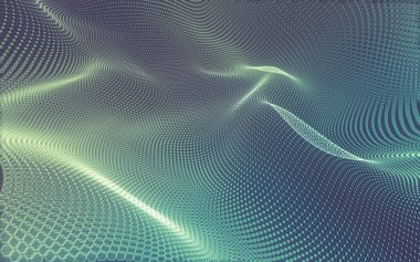 Çokgen alanı düşük Poli koyu arka plan, 3d render