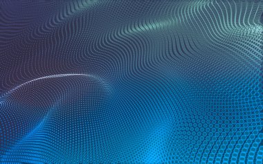 Çokgen alanı düşük Poli koyu arka plan, 3d render