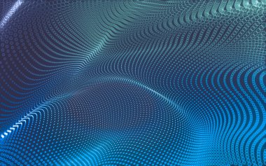 Çokgen alanı düşük Poli koyu arka plan, 3d render