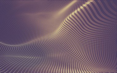 Çokgen alanı düşük Poli koyu arka plan, 3d render