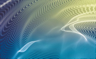 Çokgen alanı düşük Poli koyu arka plan, 3d render