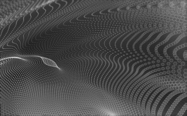 Çokgen alanı düşük Poli koyu arka plan, 3d render