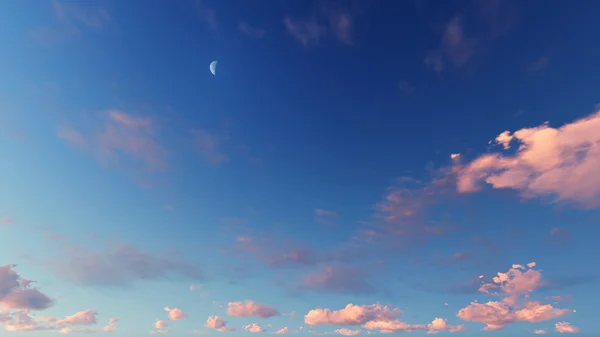 Nuvoloso cielo blu sfondo astratto, cielo blu sfondo con ti — Foto Stock