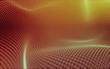 Çokgen alanı düşük Poli koyu arka plan, 3d render