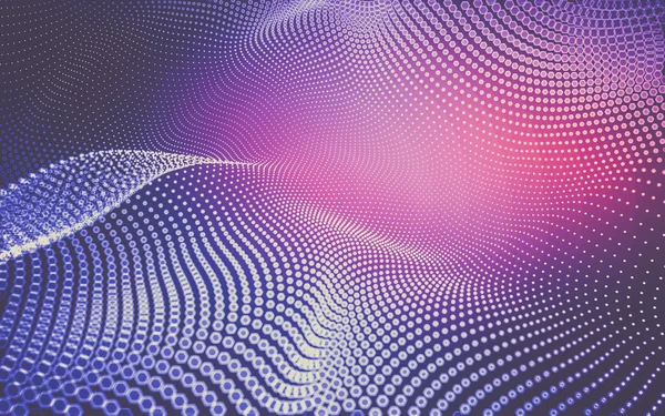 Çokgen alanı düşük Poli koyu arka plan, 3d render