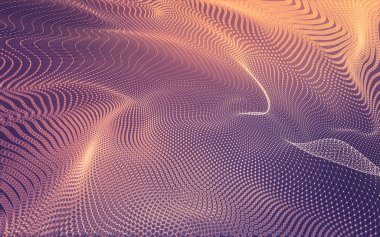 Çokgen alanı düşük Poli koyu arka plan, 3d render