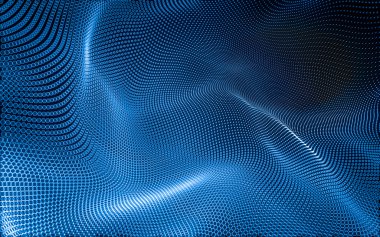 Çokgen alanı düşük Poli koyu arka plan, 3d render