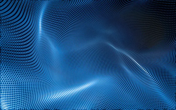 Çokgen alanı düşük Poli koyu arka plan, 3d render