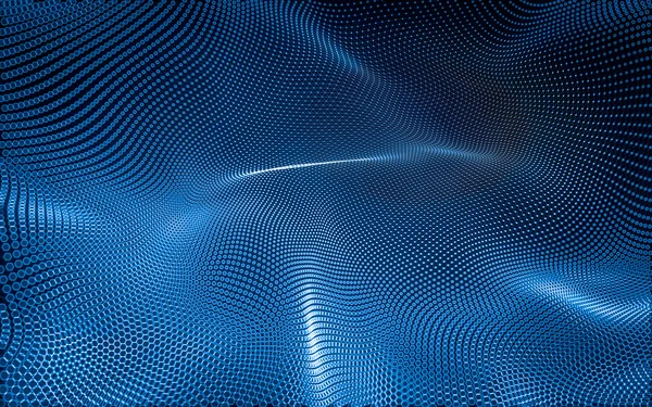 Çokgen alanı düşük Poli koyu arka plan, 3d render