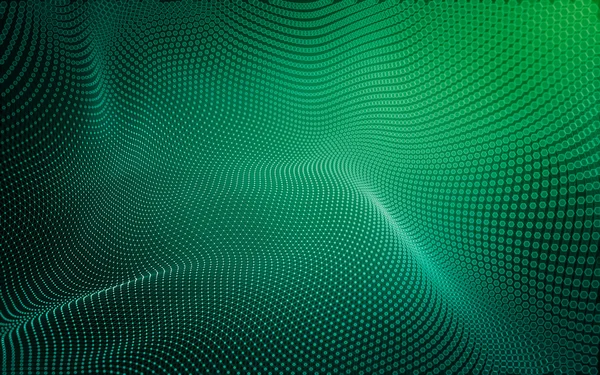 Çokgen alanı düşük Poli koyu arka plan, 3d render