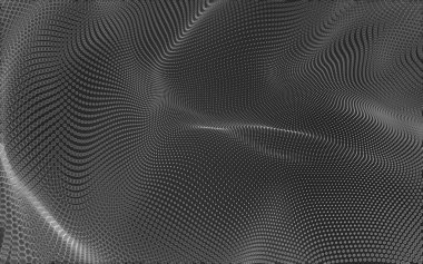 Çokgen alanı düşük Poli koyu arka plan, 3d render