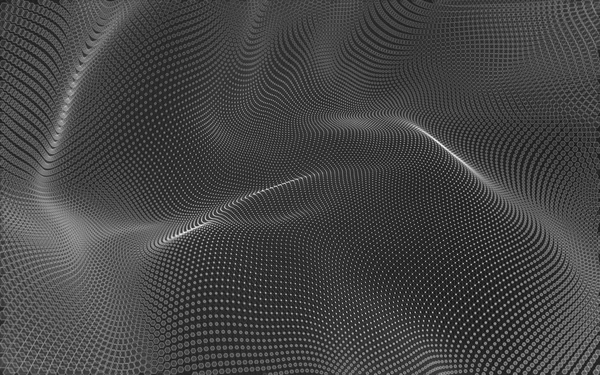 Çokgen alanı düşük Poli koyu arka plan, 3d render