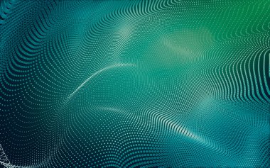 Çokgen alanı düşük Poli koyu arka plan, 3d render