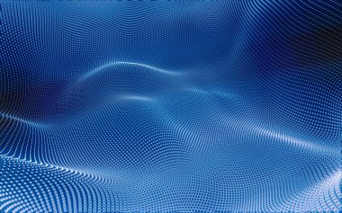 Çokgen alanı düşük Poli koyu arka plan, 3d render