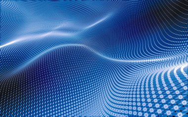 Çokgen alanı düşük Poli koyu arka plan, 3d render