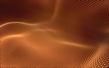 Çokgen alanı düşük Poli koyu arka plan, 3d render