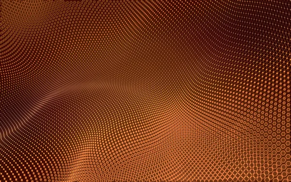 Absztrakt sokszögű tér alacsony poly sötét háttér, 3d-leképezés — Stock Fotó