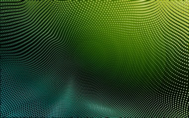 Çokgen alanı düşük Poli koyu arka plan, 3d render