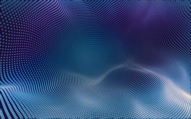 Çokgen alanı düşük Poli koyu arka plan, 3d render