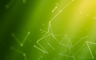 Çokgen alanı düşük Poli koyu arka plan, 3d render