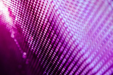 Yakın plan LED bulanık ekran. LED yumuşak odak arkaplanı. Tasarım için soyut arkaplan ideali.