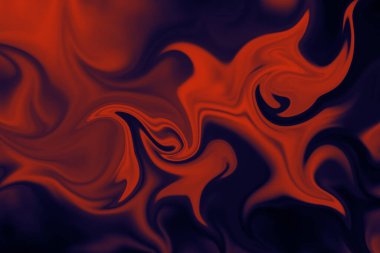 Renkli sıvı kalemin soyut arkaplanı. Sıvı akriliğin soyut dokusu.