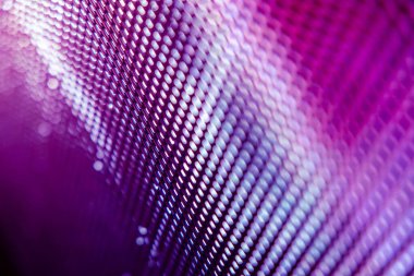 Yakın plan LED bulanık ekran. LED yumuşak odak arkaplanı. Tasarım için soyut arkaplan ideali.