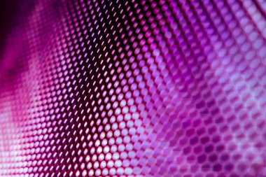 Yakın plan LED bulanık ekran. LED yumuşak odak arkaplanı. Tasarım için soyut arkaplan ideali.