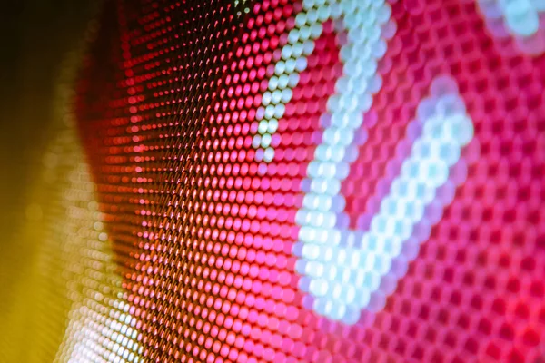 CloseUp LED blurred screen. LED soft focus background. abstract background ideal for design.