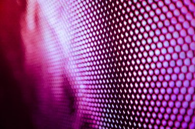 Yakın plan LED bulanık ekran. LED yumuşak odak arkaplanı. Tasarım için soyut arkaplan ideali.