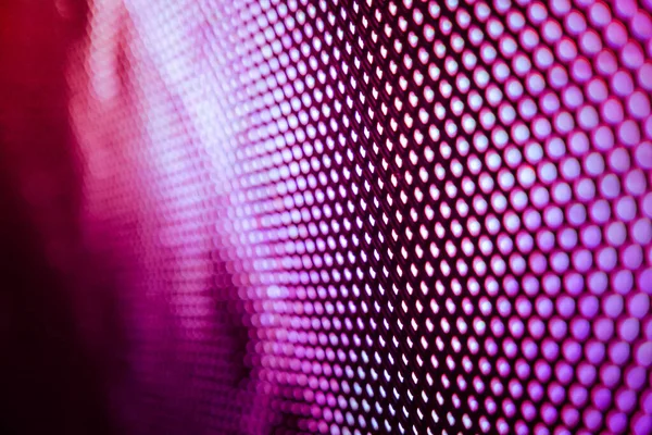 Yakın plan LED bulanık ekran. LED yumuşak odak arkaplanı. Tasarım için soyut arkaplan ideali.