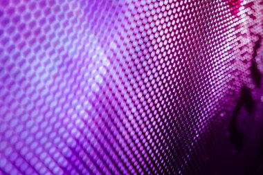 Yakın plan LED bulanık ekran. LED yumuşak odak arkaplanı. Tasarım için soyut arkaplan ideali.