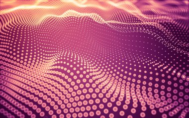 Soyut arkaplan. Çokgen şekilli molekül teknolojisi, noktaları ve çizgileri birleştiriyor. Bağlantı yapısı. Büyük veri görselleştirmesi.