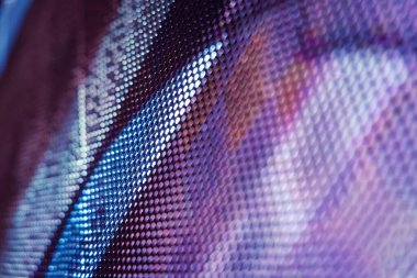 Yakın plan LED bulanık ekran. LED yumuşak odak arkaplanı. Tasarım için soyut arkaplan ideali.