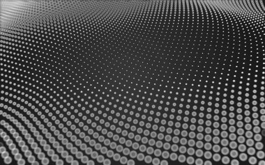 Soyut arkaplan. Çokgen şekilli molekül teknolojisi, noktaları ve çizgileri birleştiriyor. Bağlantı yapısı. Büyük veri görselleştirmesi. 