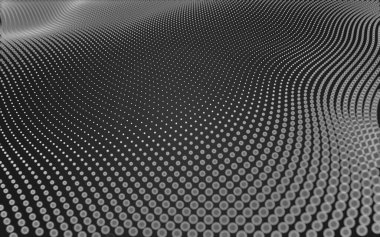 Soyut arkaplan. Çokgen şekilli molekül teknolojisi, noktaları ve çizgileri birleştiriyor. Bağlantı yapısı. Büyük veri görselleştirmesi. 