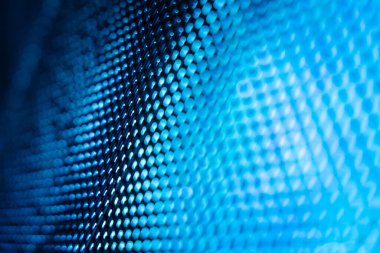 Yakın plan LED bulanık ekran. LED yumuşak odak arkaplanı. Tasarım için soyut arkaplan ideali.