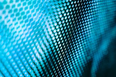 Yakın plan LED bulanık ekran. LED yumuşak odak arkaplanı. Tasarım için soyut arkaplan ideali.