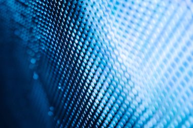 Yakın plan LED bulanık ekran. LED yumuşak odak arkaplanı. Tasarım için soyut arkaplan ideali.