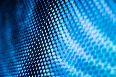 Yakın plan LED bulanık ekran. LED yumuşak odak arkaplanı. Tasarım için soyut arkaplan ideali.