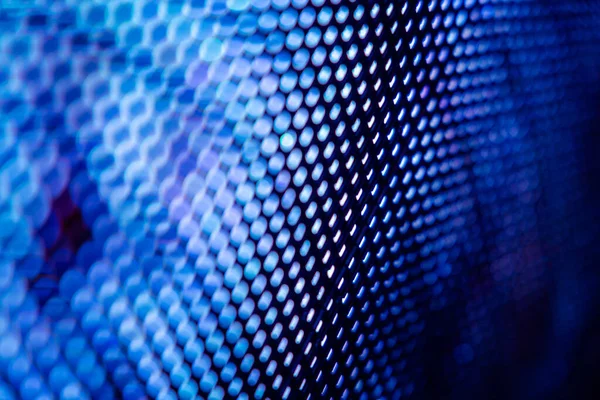 Yakın plan LED bulanık ekran. LED yumuşak odak arkaplanı. Tasarım için soyut arkaplan ideali.