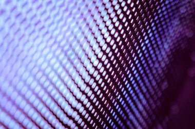 Yakın plan LED bulanık ekran. LED yumuşak odak arkaplanı. Tasarım için soyut arkaplan ideali.