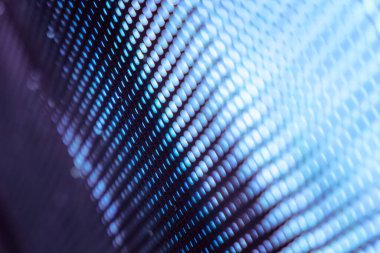 Yakın plan LED bulanık ekran. LED yumuşak odak arkaplanı. Tasarım için soyut arkaplan ideali.