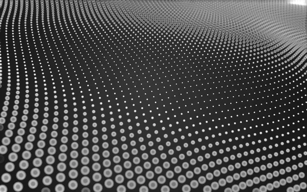 Αφηρημένο Φόντο Τεχνολογία Μορίων Πολυγωνικά Σχήματα Συνδετικές Τελείες Και Γραμμές — Φωτογραφία Αρχείου