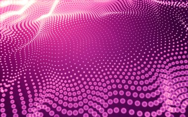 Soyut arkaplan. Çokgen şekilli molekül teknolojisi, noktaları ve çizgileri birleştiriyor. Bağlantı yapısı. Büyük veri görselleştirmesi.