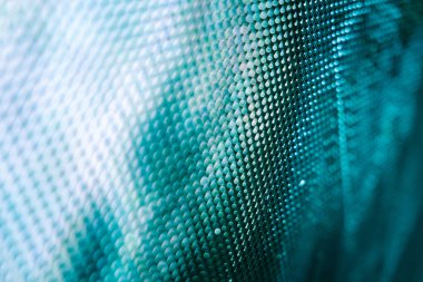 Yakın plan LED bulanık ekran. LED yumuşak odak arkaplanı. Tasarım için soyut arkaplan ideali.