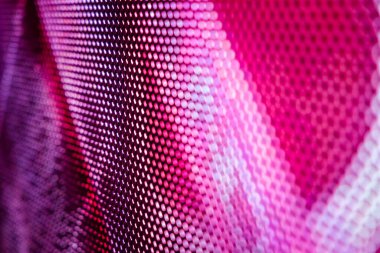 Yakın plan LED bulanık ekran. LED yumuşak odak arkaplanı. Tasarım için soyut arkaplan ideali.